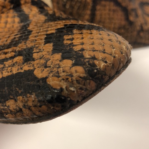 Freda Salvador Charm Snake and Croc Ankle Boots - Picture 6 of 12